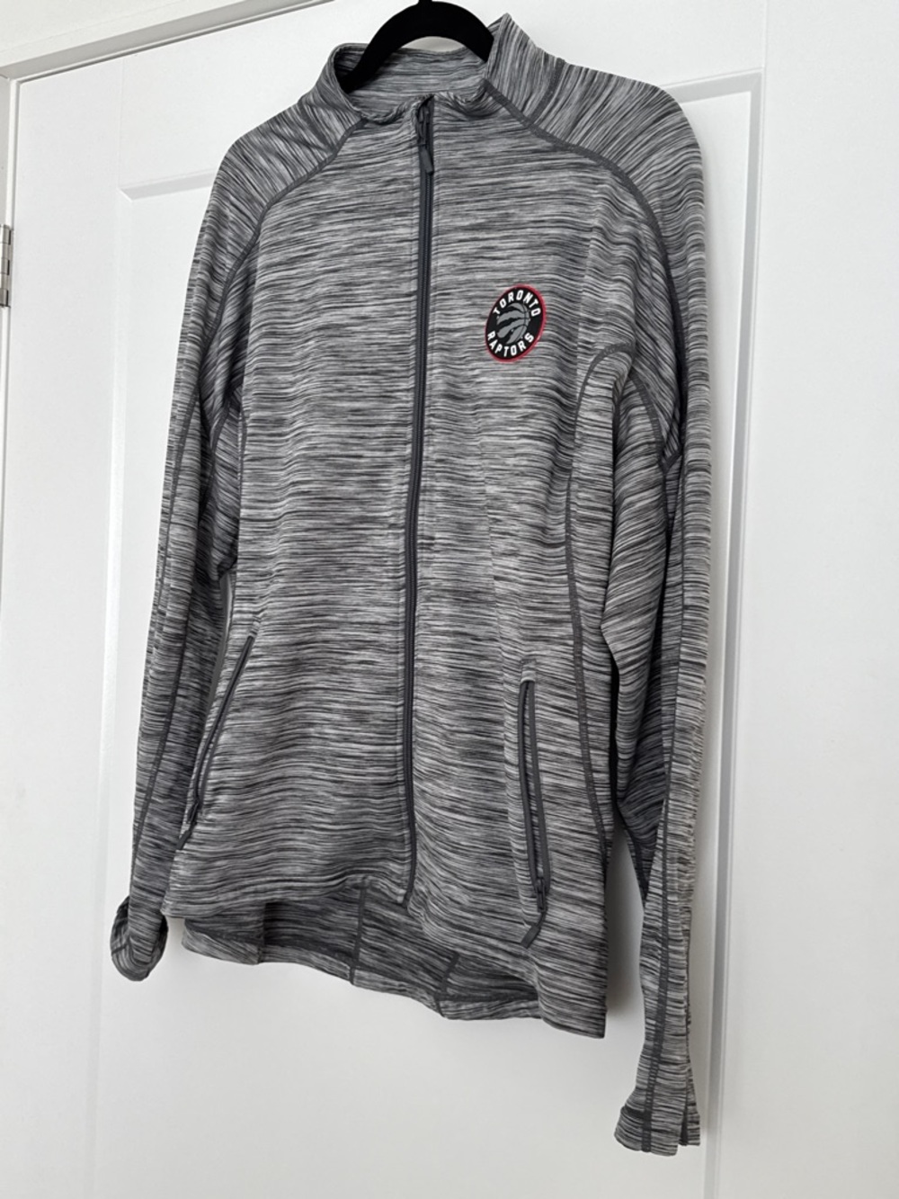 Gray Full-Zip Lightweight Jacket - Patch